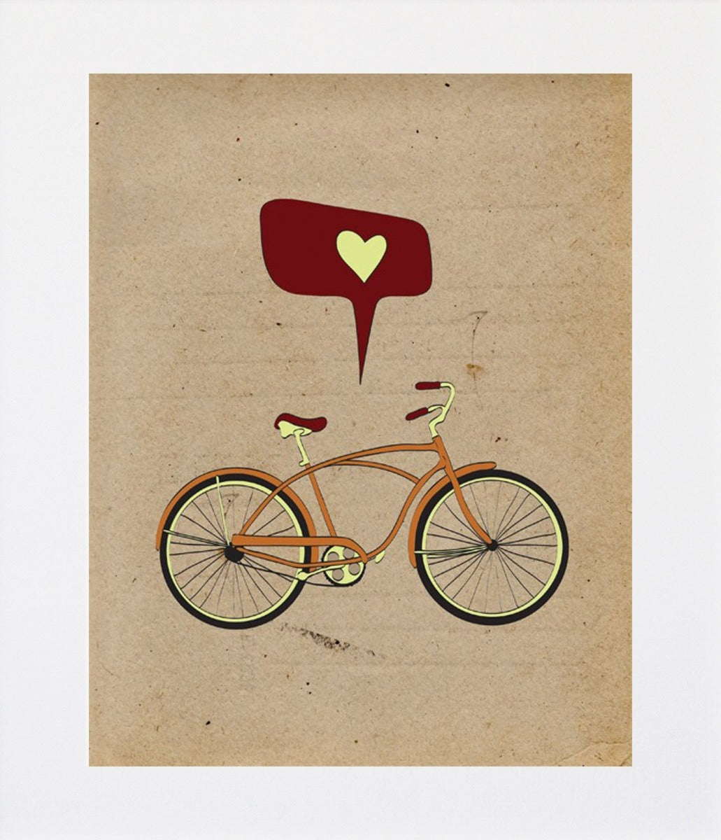 I Love to Ride Unframed