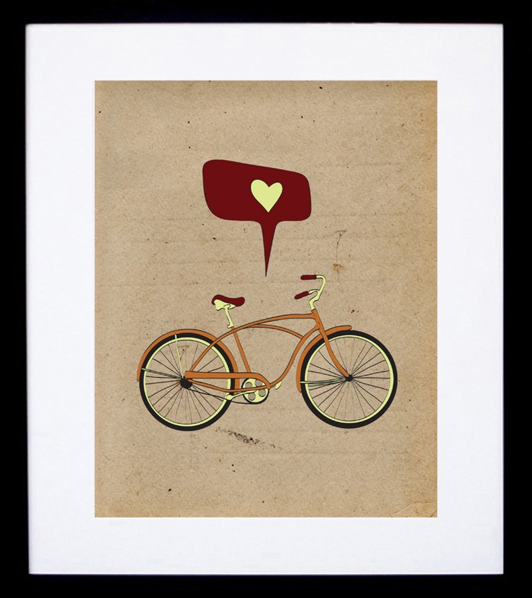 I Love to Ride Framed