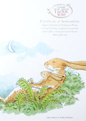 Signed Print - I Love You Right Up To The Moon AND BACK No:2