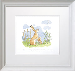 Print - I Love You Right Up To The Moon - AND BACK One Framed