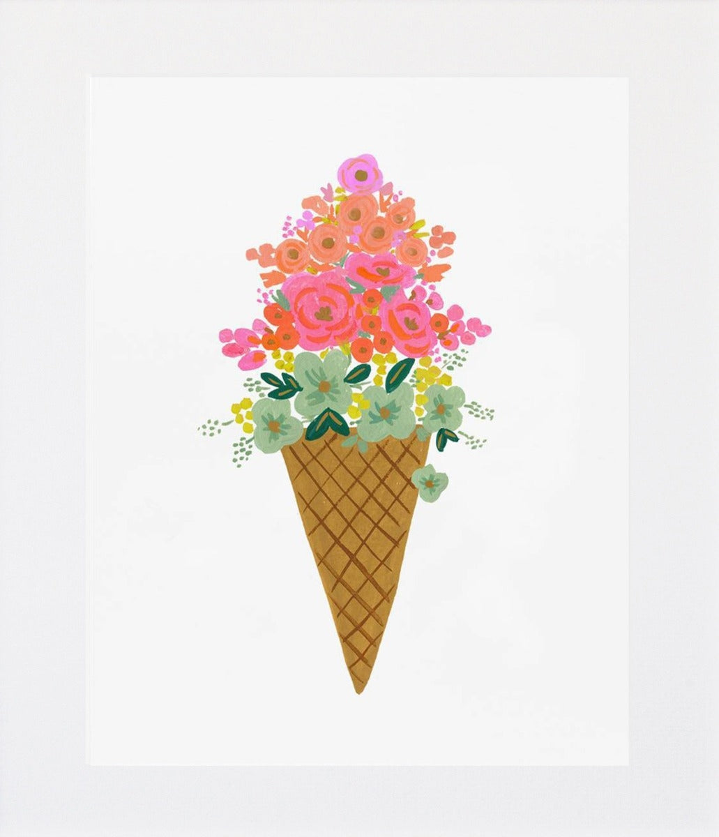 Ice Cream Cone Unframed