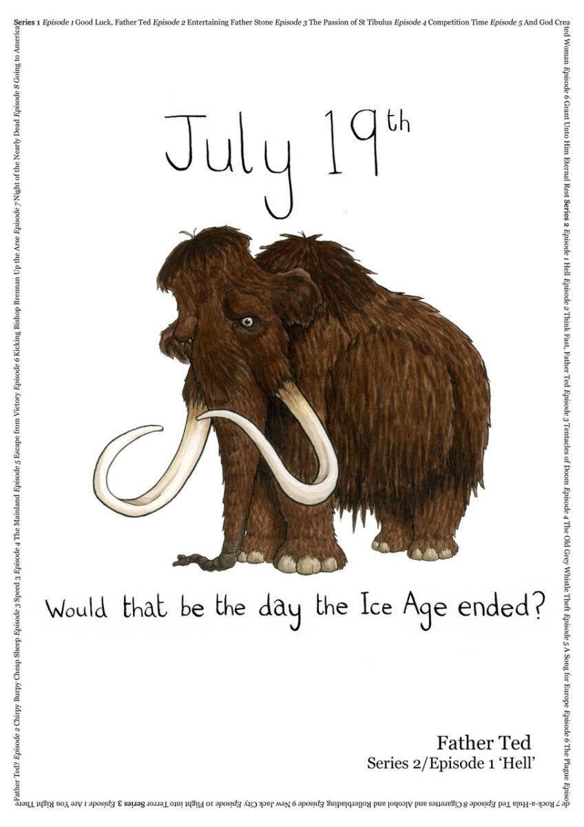 Father Ted - Series 2 Episode 1 - Ice Age Unframed