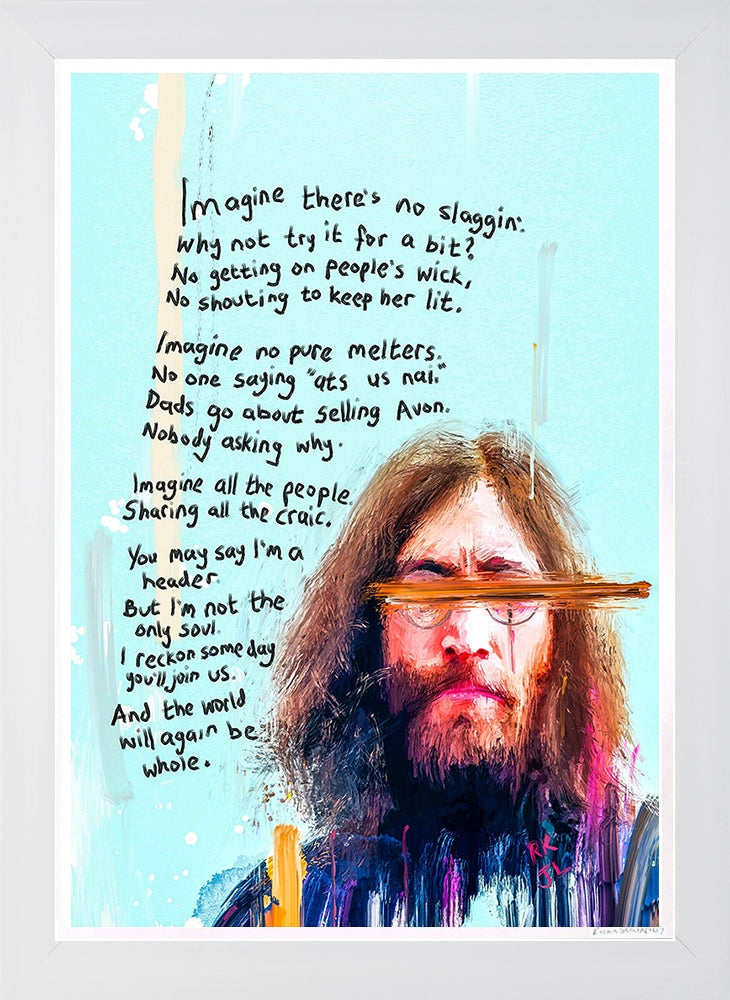 Imagination - Flat White Frame