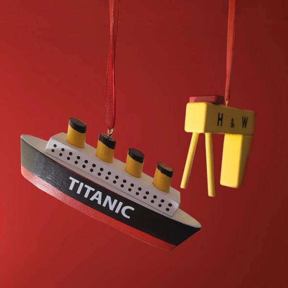 Harland And Wolff Crane Christmas Tree Decoration