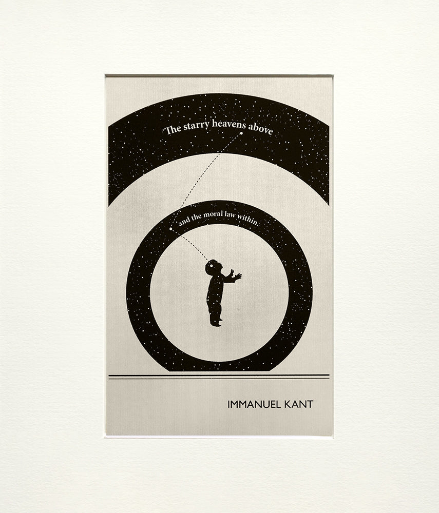 Postcard - Immanuel Kant - Size Only-Unframed