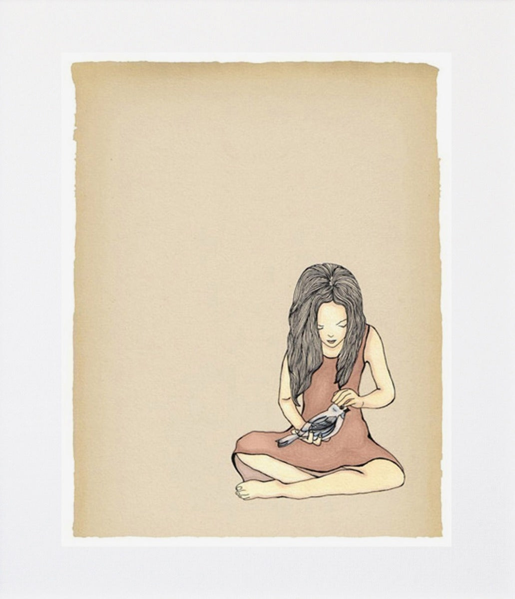 In Safe Hands (Red Version) Unframed