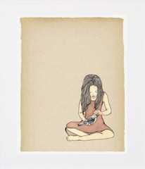 In Safe Hands (Red Version) Unframed