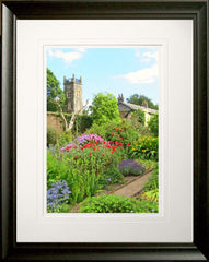 Co Down - In The Walled Garden, Rowallane Frame Black Moulded 60x47.5