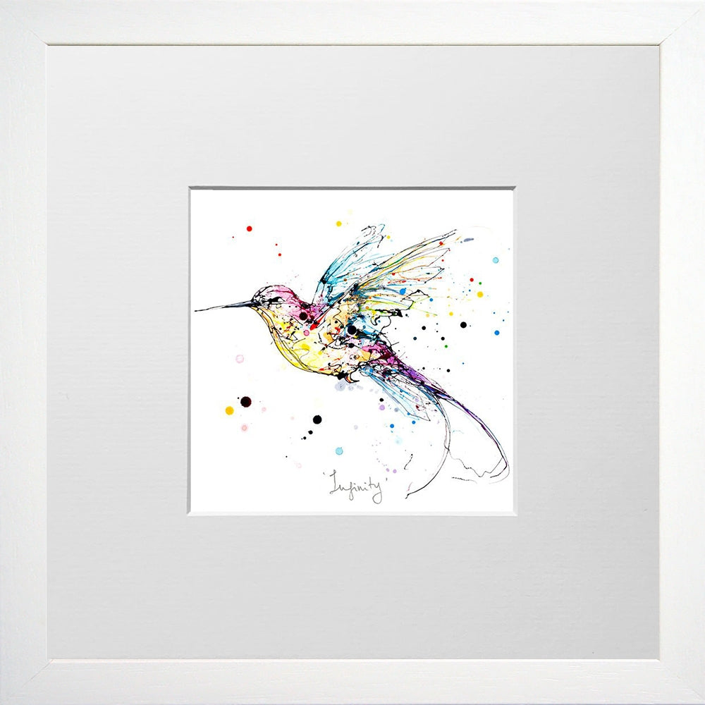 Print Open Edition Animals - Infinity-12 x 12-Small Flat Black Frame