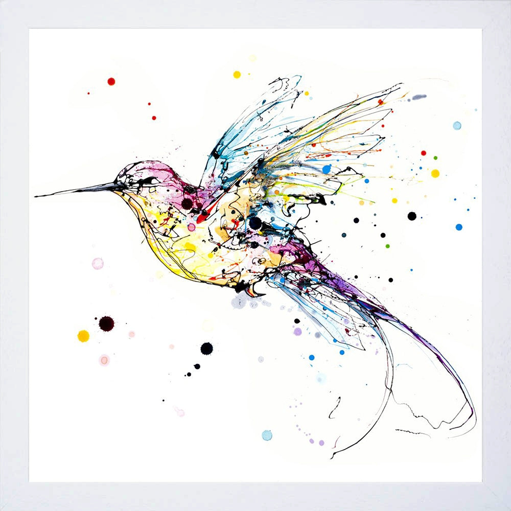 Print Open Edition Animals - Infinity-30 x 30-White Box Frame (No Mount)