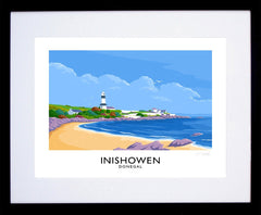 Co Donegal - Inishowen-40 x 30-Black Box Frame (With Mount)