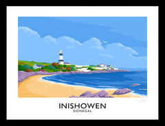 Co Donegal - Inishowen-40 x 30-Black Box Frame (No Mount)