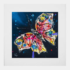 Print Open Edition Animals - Into the Light-30 x 30-White Box Frame (With Mount)