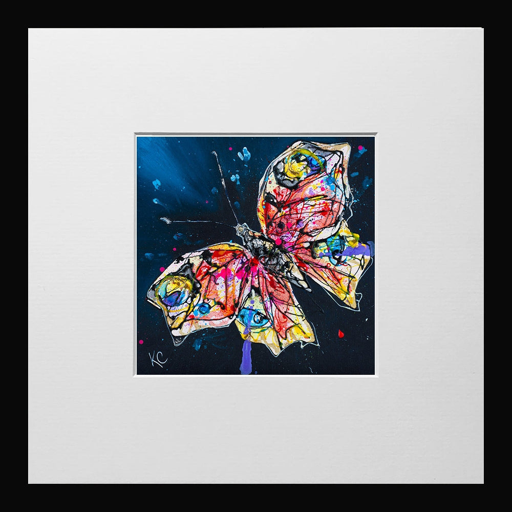 Print Open Edition Animals - Into the Light-12 x 12-Small Flat Black Frame