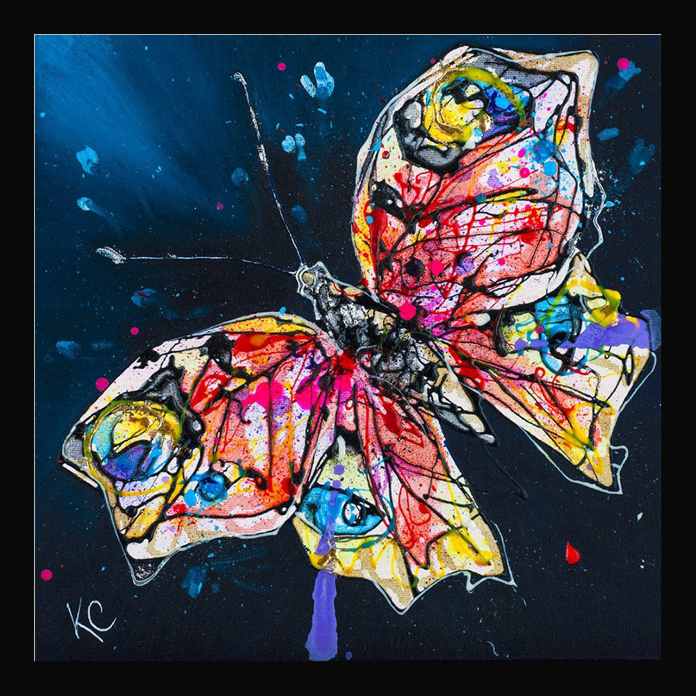 Print Open Edition Animals - Into the Light-30 x 30-Black Box Frame (No Mount)