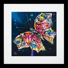Print Open Edition Animals - Into the Light-30 x 30-Black Box Frame (With Mount)