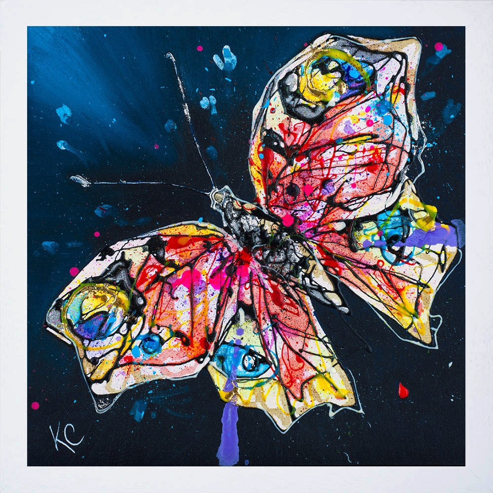 Print Open Edition Animals - Into the Light-30 x 30-White Box Frame (No Mount)