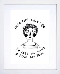 Other - Into The Wild I Go White Frame