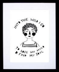 Other - Into The Wild I Go Black Frame