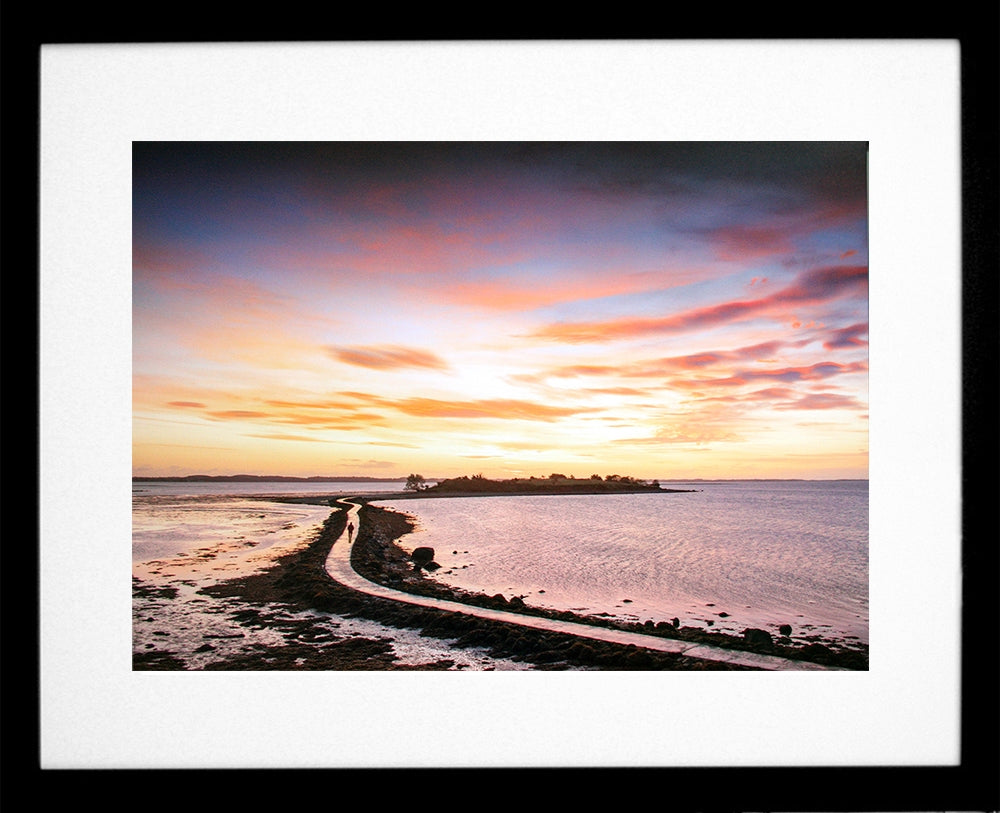 Co Down - Island Hill Dawn Black Frame