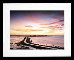 Co Down - Island Hill Dawn Black Frame