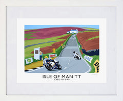 Sport - Isle of Man Creg-Ny-Baa-30 x 40-White Box Frame (With Mount)