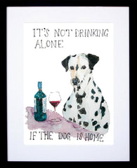 Drinks - It's Not Drinking Alone Frame Black