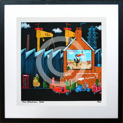 Print - The Italian Job 40 x 40 Framed