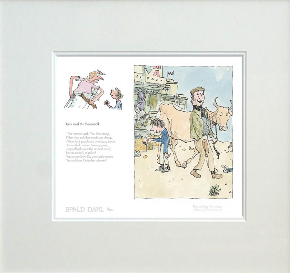 Revolting Rhymes - Jack and the Beanstalk Unframed