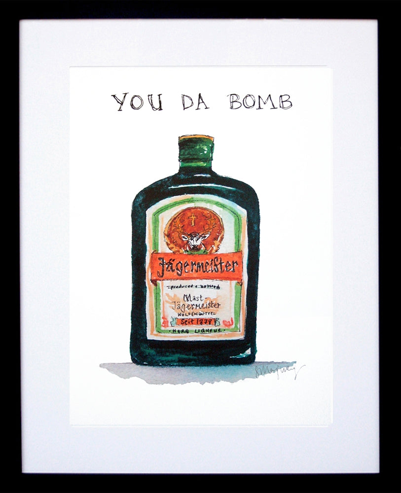 Drinks Liqueur - Jagermeister Frame Black