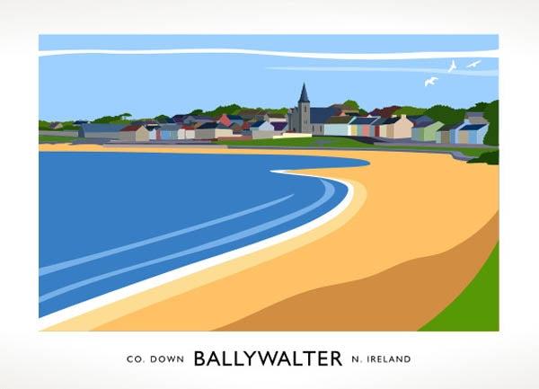 Co Down - Ballywalter Unframed 40x30