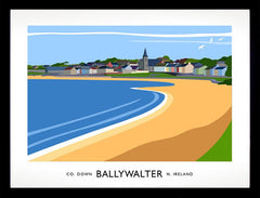 Co Down - Ballywalter Frame Black 70x50