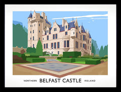 Belfast - Castle Frame Black 40x30 nomount