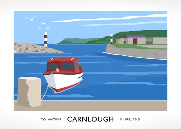 Co Antrim - Carnlough Unframed 70x50