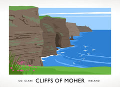 Co Clare - Cliffs of Moher Unframed 40x30