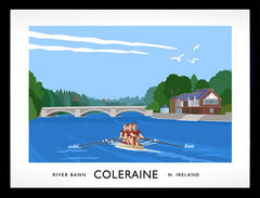 Co Derry - Coleraine Frame Black 70x50