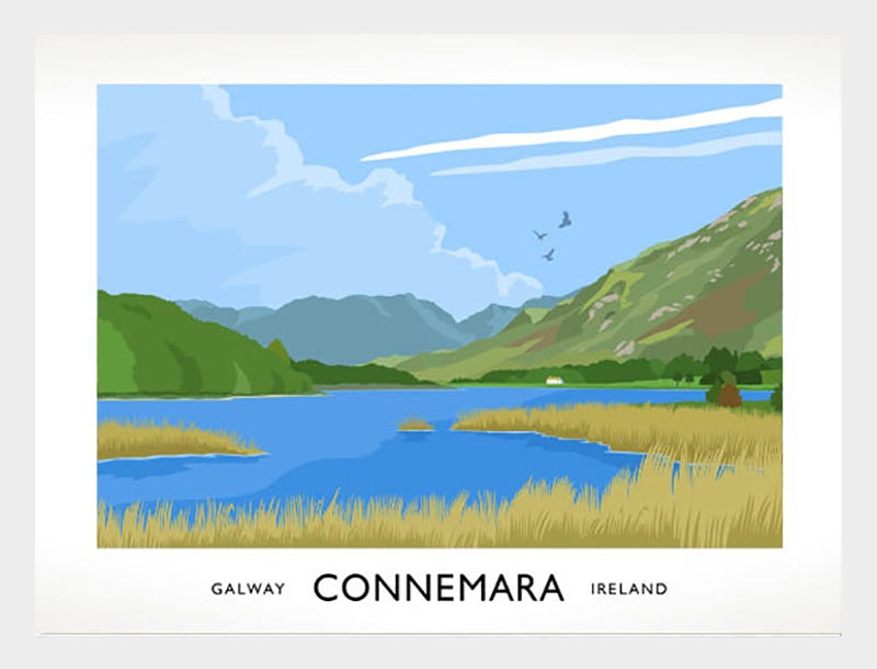 Co Galway - Connemara Frame White 40x30 No Mount