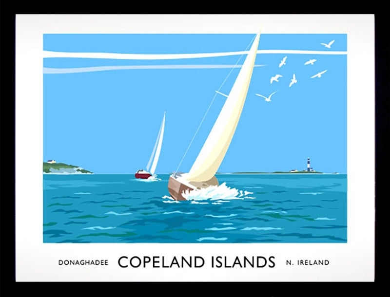 Co Down - Copeland Islands Frame Black 70x50
