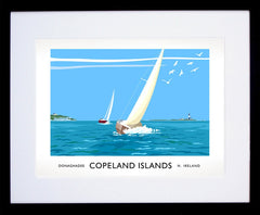 Co Down - Copeland Islands Frame Black 40x30 With Mount
