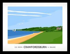 Co Down - Crawfordsburn Frame Black 70x50