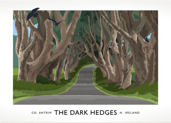 Co Antrim - The Dark Hedges Unframed 70x50