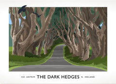Co Antrim - The Dark Hedges Unframed 70x50