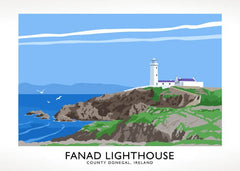 Co Donegal - Fanad Lighthouse Unframed 70x50