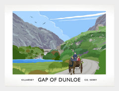Co Kerry - Gap of Dunloe Frame White 70x50