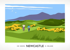 Sport - Golf at Royal County Down Unframed 70x50