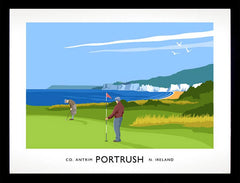 Sport - Golf at Royal Portrush Frame Black 40x30 No Mount