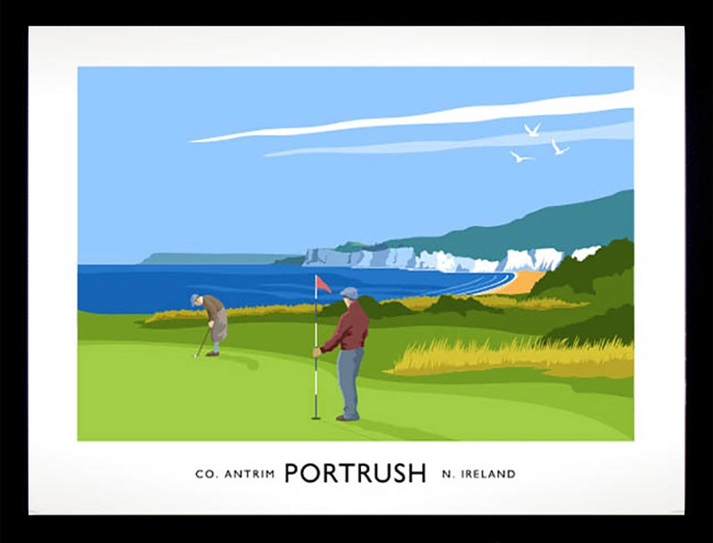 Sport - Golf at Royal Portrush Frame Black 70x50