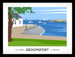 Co Down - Groomsport Frame Black 70x50