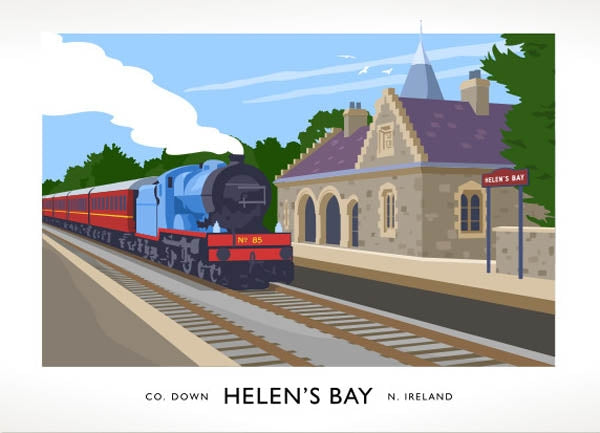 Co Down - Helen's Bay Unframed 70x50