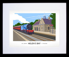 Co Down - Helen's Bay Frame Black 40x30 With Mount